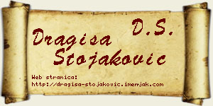 Dragiša Stojaković vizit kartica